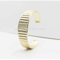 Fashion 316L Stainless Steel Gold Cuff Bangle 2016